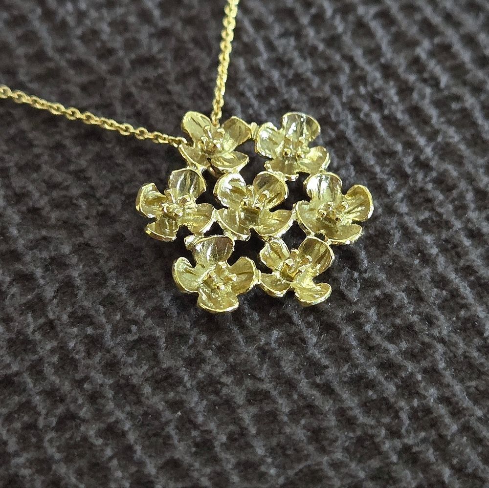 MESH "Lil Garden"💐 Pendant Necklace - NIB - Picture 5 of 16